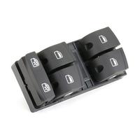 Bouton de lève-vitre avant gauche compatible pour Audi A3 8P, A6 C6 et Q7 - commandes des 4 vitres + sécurité enfants -- OEM 4F0959851F, 4F0959851