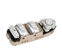 Bouton de lève-vitre Pour Mercedes Pour Benz C253 X253 GLC 200 GLC 260 GLC 300 Pour 4MATIC Interrupteur Électrique Vitres 2229056800(Beige)
