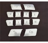 Bouton de lève-vitre Siège De Commutateur Verrouillage Porte Automatique, Autocollant Garniture Bouton Réglage Mémoire Pour CE W204 W212 W166 ML GL GLS K Pour GLE(Seat memory sliver)