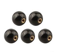 Bouton de levier à boule avec écrou en cuivre fileté femelle, filetage M5/6/8/10/12 et diamètre de 20 à 40 mm, pour machines-outils et équipements industriels (M5 x 20)