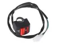 Bouton De Lumière De Danger Pour Interrupteur De Moto, 1 Pièce, Double Flash, Lampe D'avertissement D'urgence, Clignotant(A6)