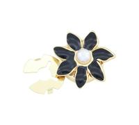 Bouton de manchette en perles à la mode avec mécanisme de fermeture à pression, couvercle de bouton pour chemises, accessoire de construction en alliage de zinc, bouton de manchette floral