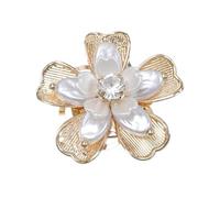 Bouton de Manchette Fleur Bijou Amovible à Clip