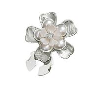 Bouton de Manchette Fleur Joaillerie à Clip