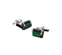 Bouton De Manchette Men's French Shirt Cufflinks Round Shell Cat's Eye Stone Redwood Cuffs(Color35)