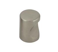 Bouton de meuble à encoche - en inox - 15 mm CADAP