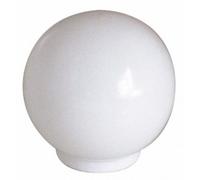 Bouton de meuble boule hêtre laqué blanc-diamètre 35mm CADAP