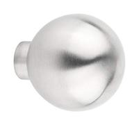 Bouton de meuble CARLISLE Ø 15 mm Hauteur 18 mm Acier Inoxydable brossé Poignée de Placard Bouton