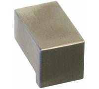 Bouton de meuble en L carré - H 25mm CADAP