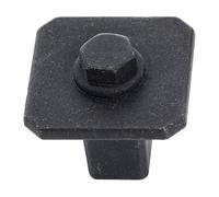 Bouton de meuble en zamak Kentucky-noir METAKOR