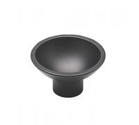 Bouton de meuble en zamak Tazza - diamètre 53 mm - Noir mat METAKOR