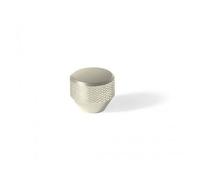 Bouton de meuble Mesh - en aluminium - finition nickelé brossé - D26 H23 ESTAMP