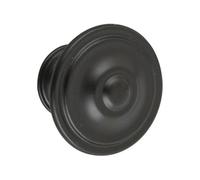Bouton de meuble Rond noir zamak H.26 x l.35 x P.35 mm