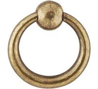 Bouton de meuble Rond vieil or zamak H.36 x l.35 x P.13 mm