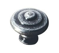 Bouton de meuble rustique boule n°24 acier patiné diamètre 25mm - - 24A253