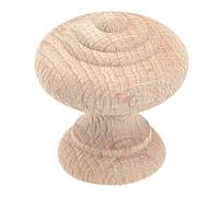 Bouton de meuble rustique en bois brut poncé HT33 D.35 CADAP - Bois de hêtre - 7035