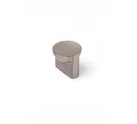 Bouton de meuble Style argent zamak H.24 x l.25 x P.25 mm