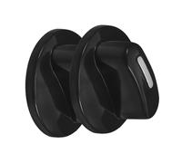 Bouton de Minuterie 2 Pièces Abs Noir 6mm pour Appareils