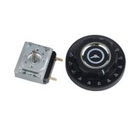 Bouton de minuterie for four à micro-ondes, 30/60/90/120min, interrupteur mécanique avec cloche, minuterie de retard AC250V 16A, contrôleur de temps(120 minute)