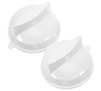 Bouton de Minuterie Micro Ondes d 2 Pièces Blanc Abs