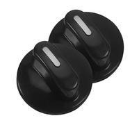 Bouton de Minuterie Noir Abs 2 Pièces 6mm pour Four et Cuisinière