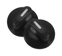Bouton de Minuterie pour Four et Cuisinière Abs Noir 6mm Lot 2 | Axe, Alésage Intérieur 6mm, Modèle Dkj/1-15 30 60 90 120, Réglage Précis