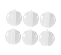 Bouton de Minuterie pour Micro-ondes à Encoche, Blanc, Lot de 6