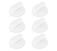 Bouton de Minuterie pour Micro-ondes à Tige, Lot de 6, Blanc