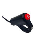 Bouton De Moto En Aluminium, Double Avertissement Électrique, Signal Lumineux D'urgence, Flash, Interrupteur Interrupteur de Guidon Bouton