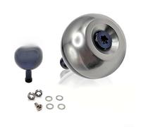 Bouton de moulinet de pêche 38 mm en alliage d'aluminium avec roulement à billes pour pièces Daiwa Stezza Fuego Exist Certate Luvias Stradic-Vanquish Twin Power Soare Sephia Cardif (Gris bleu)