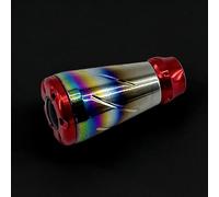 Bouton de moulinet de pêche bleu brûlé fabriqué en alliage d'aluminium léger pour une compatibilité avec moulinet (rouge)