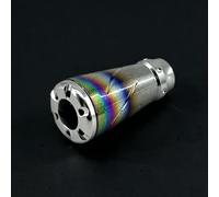 Bouton de moulinet de pêche en aluminium bleu brûlé pour moulinets fixes et moulinets d'appât compatible avec les modèles Daiwa léger traité thermiquement finition pièce de mise à niveau pour pêcheurs