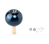 Bouton de moulinet d'eau salée 44 mm pour grou de bar pour eau salée | Taille 44 mm, alliage d'aluminium, résistant à la rouille, convient pour Shimano Stella SW, Twinpower SW