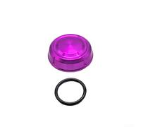 Bouton de moulinet rond ergonomique pour batte de basse (violet)