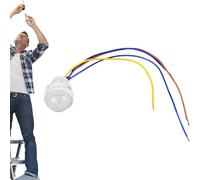 Bouton de mouvement de mouvement, contrôleur de capteur de mouvement pour les lumières,Mouvement avancé du bouton d'éclairage mural activé | Contrôleur de détection élégant commode pour le salon, cham