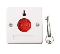 Bouton de Panique, Panneau Efficace, Bouton d'alarme d'urgence à Réinitialisation Manuelle intégré 250 V pour Les Systèmes de sécurité,Alarme