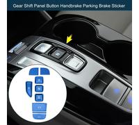 Bouton De Panneau De Changement De Vitesse Autocollant Frein À Main Pour Hyundai Tucson 2022 2023 Modèles Hybrides Garniture Intérieure Console Bouton P Auto Hold Bleu 1 Ensemble