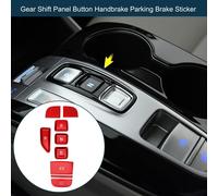 Bouton De Panneau De Changement Vitesse Autocollant Frein š€ Main Pour Hyundai Tucson 2022 2023 Modššles Hybrides Garniture IntšŠrieure Console Bouton P Auto Hold Rouge 1 Ensemble