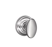 Bouton de passage SCHLAGE Siena Andover Rose Chrome brillant