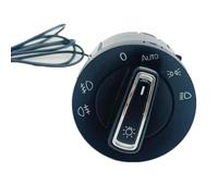 Bouton de phares chromé pour VW Golf MK7, Remplacement du Module de phares à détection Automatique, Interrupteur de phares 5GG941431D