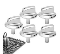 Bouton De Poêle - Boutons De Rechange De 5 Pièces | Boutons De Commande De Brûleur De Surface De Cuisson En ABS, Boutons Universels Pour Cuisinière, Interrupteur Pia