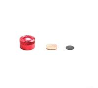Bouton de poignée de moulinet amélioré pour Daiwa Tatula Series 100 à 400 - Pièce de frein mécanique en alliage d'aluminium avec confort de prise en main amélioré pour la pêche au bar, rouge (rouge 19