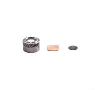 Bouton de poignée de moulinet amélioré pour Daiwa Tatula Series 100 à 400 - Pièce de frein mécanique en alliage d'aluminium avec confort de prise en main amélioré pour la pêche au bar (argent 19 pour