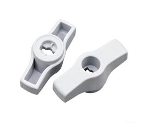 Bouton de poignée de robinet d'entrée d'eau pour chaudière murale Vaillant, pièce de rechange en plastique gris pour valve de service 0020010292, bouton de commande facile à installer