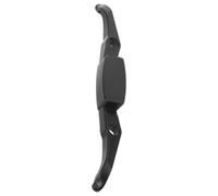 Bouton de Poignée de Trolley en Plastique Noir Compatible Double Tige | Bouton Tactile Anti-desserrage, Fixation Stable, Adapté aux Voyages D'affaires et Aéroports