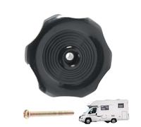 Bouton de poignée de ventilation - Clip de verrouillage, loquet tournant | Tige de fenêtre de 2,5 cm avec 6,3 cm de diamètre, remplacement intérieur avec vis, fixation en métal pour assemblage de