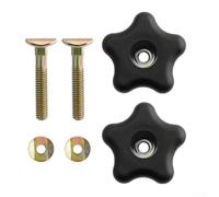 Bouton de poignée et rondelle de rechange avec boulons pour tondeuse à gazon Toro compatible avec recycleur et modèles pour restaurer la fonction