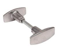 Bouton de porte aluminium - Carré 6 mm - 1165 - Duval