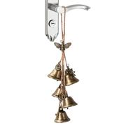 Bouton de porte - Carillon éolien de sorcière en fer de 80 g, décoration d'énergie mystique, accent rustique à suspendre, ornement sonore en métal, accessoire d'entrée spirituelle | Parfait pour une