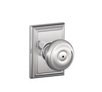 Bouton de porte de confidentialit g orgien SCHLAGE F40 GEO 625 CAM Camelot Collection Chrome brillant